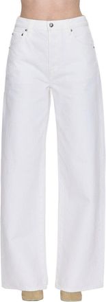 Pistola Denim Tate Paper White Wide Leg Jean
