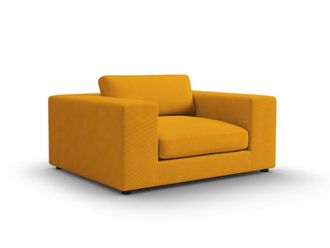 CXL by Christian Lacroix Sof&aacute; 1,5 plazas de pana amarillo