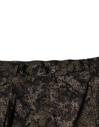 Dolce & Gabbana Multicolor Camouflage Men Dress Pants Cotton