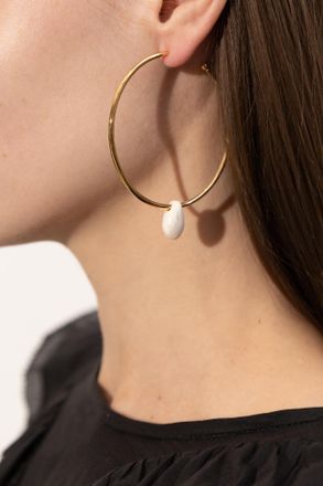 Isabel Marant Brass Earrings, Womens, Gold