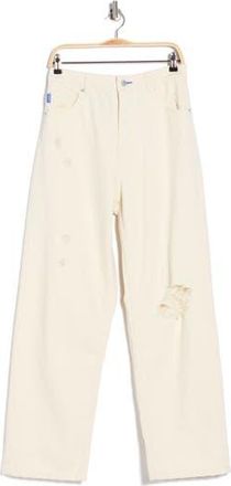 BOSS Leni Wide Leg Jeans in Light Beige at Nordstrom Rack, Size 3132