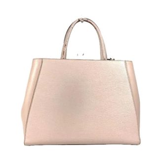 Fendi Pre-owned Shoulder Tote Bag - Dames - Pre-owned - Beige - Maat: ONE Size Leer