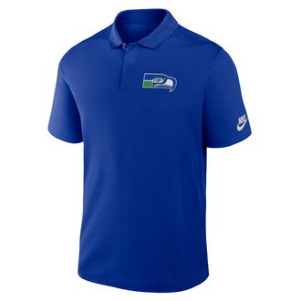 Nike Seattle Seahawks Rewind Victory Nike Mens Dri-FIT NFL Polo in Blue | 03584DAV78-XMF