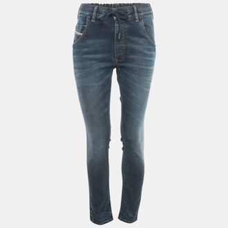 Diesel Blue Denim Elasticized Sweat Jeans