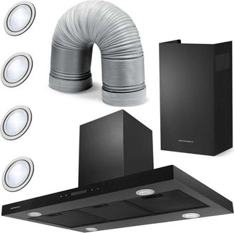 OEM Campana Extractora Berdsen Be-90e Negra De 90 Cm