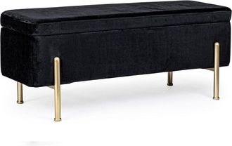 Hellin Hellin - Panca Contenitore Irina per interno, con Struttura In Mdf e Compensato, da 110x42x42h cm -Naturale