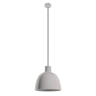 Sollux Lighting L&aacute;mpara de techo gris concreto alt. 128 cm