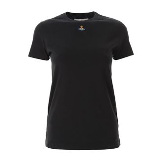 Vivienne Westwood T-Shirts, female, Black, Size: 2XS Orb Peru T-shirt