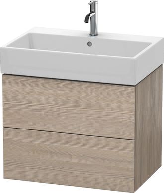 Duravit Duravit L-cube Mueble De Pared, 2 Cajones, 68,4 X 45,9 Cm, Para Vero Air 235070, Color: Decoraci&oacute;n Pino Plata - Lc627603131