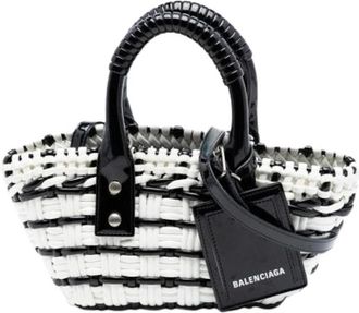 Balenciaga Pre-owned Braided Satchel - Dames - Vintage Handtas - Veelkleurig - ONE Size - Leer - Vintage
