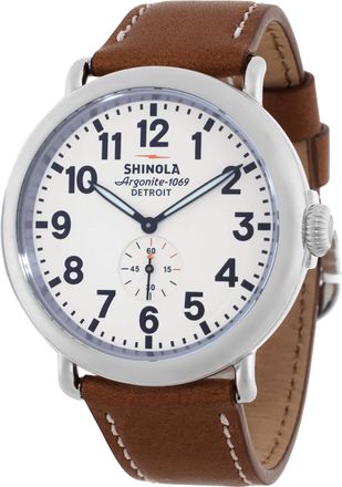 Shinola Runwell Quartz White Dial Mens Watch S0110000110