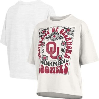 Pressbox Womens Pressbox White Oklahoma Sooners Harmony Oversized T-Shirt at Nordstrom, Size Small