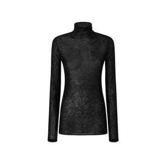 Pinko Jersey de canal&eacute; - Knitwear - Mujer - Negro - L