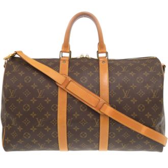 Louis Vuitton Brown Monogram Monogram Boston Bag (Pre-Owned)