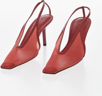 ARMARIUM Mesh Slingbacks EVELINA With Square Toe 9cm Heel Armarium