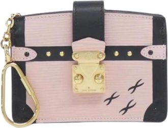 Louis Vuitton Pre-owned Wallets, female, Pink, Size: ONE SIZE Pre-owned Card case