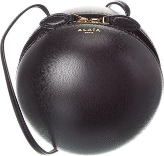 Alaia Ala&iuml;a Sphere Leather Shoulder Bag