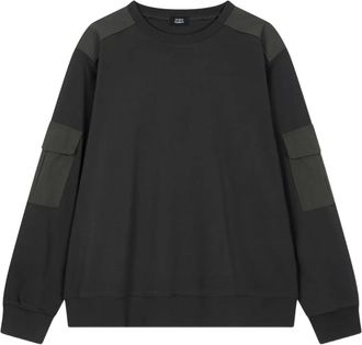 TOMBOY T-shirt met lange mouwen en zak - Grijs