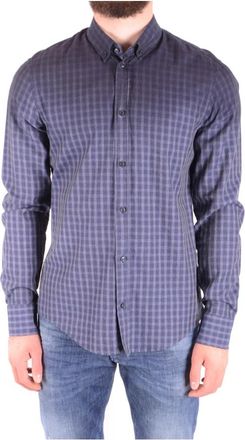 Dondup Casual Shirt - Heren - Casual Overhemden - Blauw - S - Overhemden