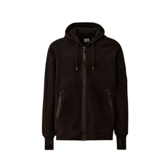 C.P. Company Hoodie met ritssluiting - Heren - Vesten met rits - Zwart - M - Hoodies & sweatvesten