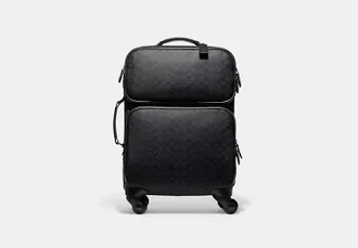 Coach Wheeled Carry On In Signature Canvas