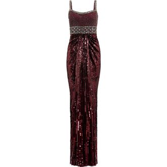 Jenny Packham Only You Gown in Cardinal at Nordstrom, Size 12 Uk