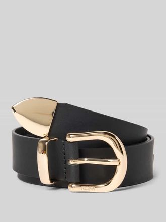 HUGO BOSS Gürtel aus echtem Rindsleder in Black, Größe 75