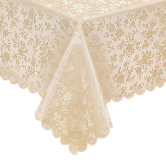OEM Mantel Rectangular, Impermeable Y Duradero, De Vinilo, Lavable Y F&aacute;cil De Limpiar, Ideal Para La Cocina Y El Comedor (beige, 132 X 178 Cm)