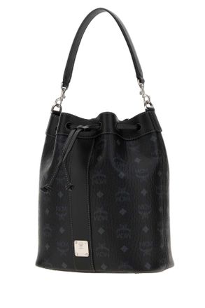 MCM Dessau Bucket Bag - Black