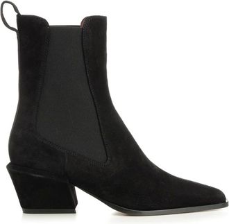 PARIS TEXAS Schoenen, Dames, Zwart, 39 EU, Leer, Bettina Enkellaarsjes van Kalfsleer