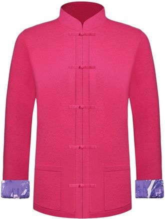 Shanghai Tang Tang cardigan - women - Cashmere - 40 - Pink