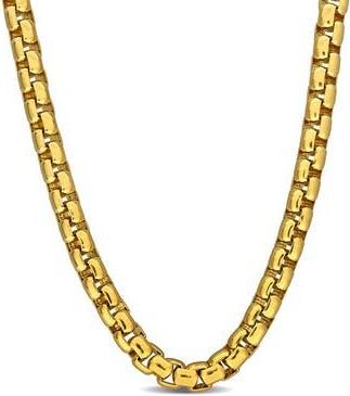 Delmar Box Link Chain Necklace in Gold at Nordstrom Rack