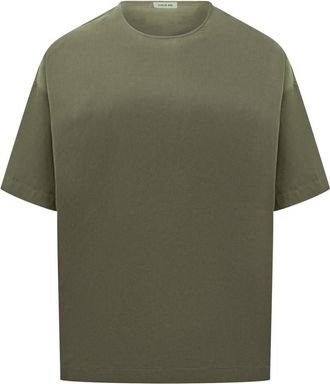 Fear of God Olive Round Neck T-Shirt