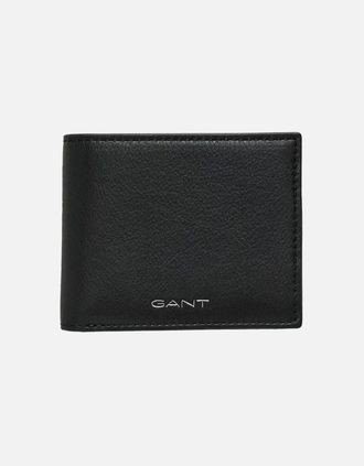 GANT Mens GANT Leather Bifold Wallet, Black