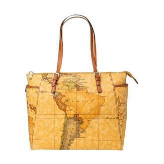 Alviero Martini 1A Classe Tote Bags, female, Beige, Size: ONE SIZE Leather Tote Bag for Autumn/Winter
