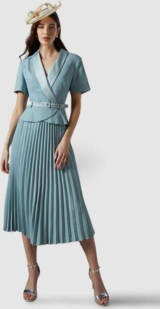 Coast 2 In 1 Pleated Skirt Dress in Mint at Nordstrom, Size 6