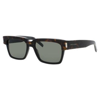 Saint Laurent Mens Brown Rectangular Sunglasses SLSL732003