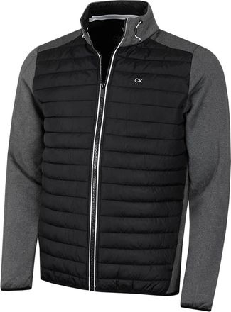 Calvin Klein Mens Hybrid Jacket - Charcoal/Black - XXXXL