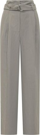 Seafarer Grey Relaxed Flat Front Pants