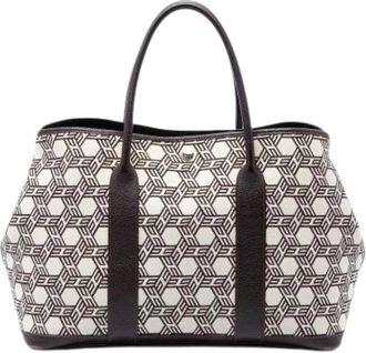 Herm&egrave;s Pre-owned Garden Party 30 - Dames - Vintage Shopper - Wit - ONE Size - Vintage