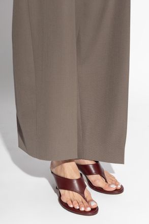 Aeyde Heeled Mules Olenna, Womens, Burgundy