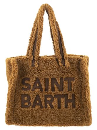 MC2 Saint Barth Colette Teddy Sherpa Handtasche mit Logo
