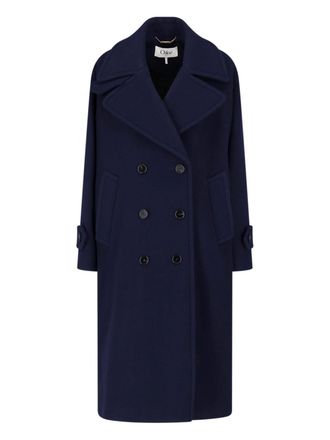 Chlo&eacute; Cappotto Doppiopetto In Lana Vergine