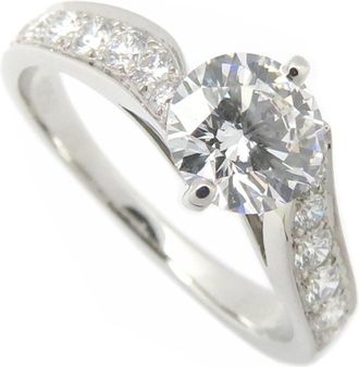 Van Cleef & Arpels Platinum 950 Band Ring (Pre-Owned)