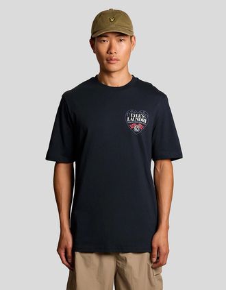 Lyle & Scott Lyle And Scott Mens Chest Graphic T-Shirt - Size: 36