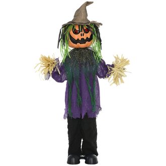 HOMCOM Pumpkin Halloween Animatronic Prop for Indoor Outdoor Decoration | TJ Hughes Multi