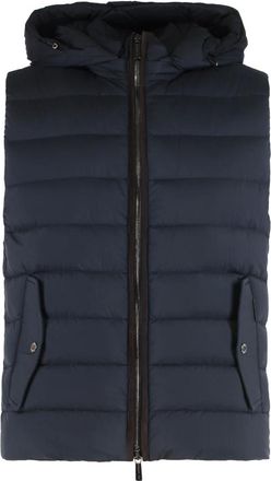 Moorer Jassen, Heren, Blauw, S, Kitami-S3 Gewatteerde Gilet