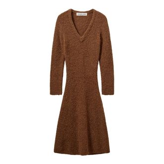 Designers Remix Collection Dames, Jurken, Bruin, Maat: XS Wol