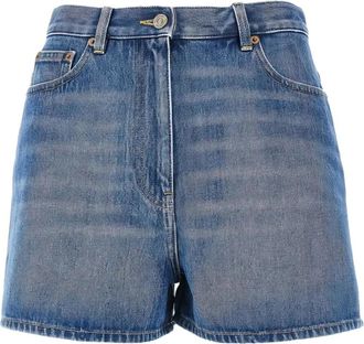 Valentino VGold Denim Shorts - Dames - Denim shorts - Blauw - W25 - Denim - Korte Broeken