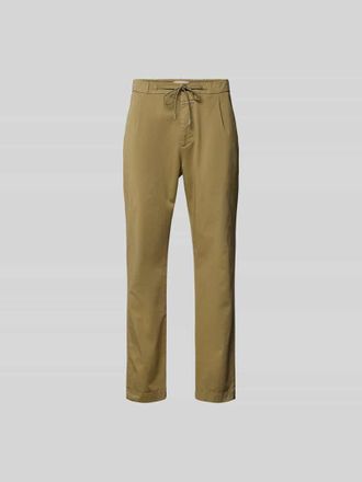 Closed Closed Regular Fit Stoffhose mit Label-Detail in Beige, Gr&ouml;&szlig;e 31